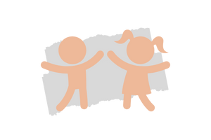 Schaltfläche für die Kinderabteilung