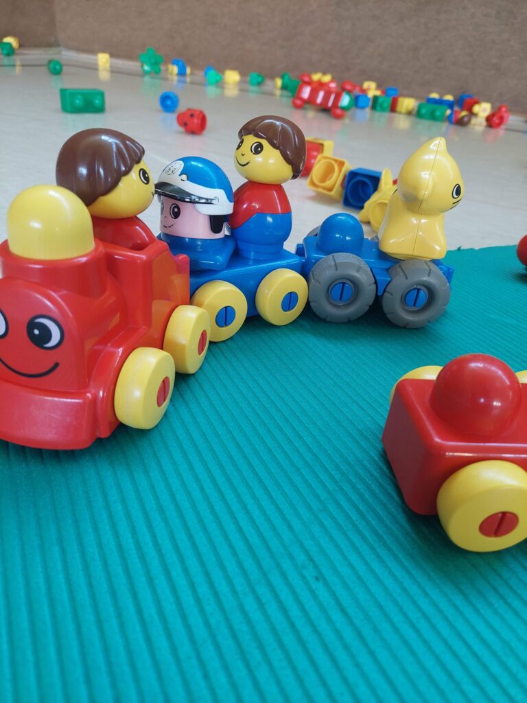 Spielbereich beim Turnen&Krabbeln; Lego Duplo